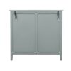 3 Drawer Cabinet, American Furniture, Suitable For Bedroom, Living Room, Study - Light Gray - Image 10