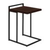 Accent Table, C - Shaped, Versatile Design - Espresso - Image 4