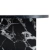 Versatile Round Coffee Table For Various Interior Styles, Exhibiting Modern Minimalism And Nordic Charm - Black / Black White - Image 11