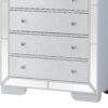 Sleek Contemporary Storage Chest - White - Image 3