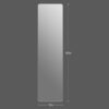 Modern Frameless Full Body Mirror With Explosion Proof Glass - Clear - Image 3