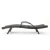 Salem - Contemporary Wicker Chaise Lounge With Armrests - Gray - Image 9