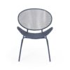 Elba - Contemporary Chair Set For Outdoor Relaxation - Navy - Image 5