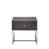 Iban - End Table - Gray Oak / Chrome - Image 3