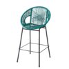 Ferrara - Outdoor Patio Teal Barstool (Set of 2) - Teal - Image 6