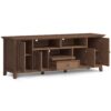 Amherst - Wide TV Media Stand - Rustic Natural Aged Brown - Image 7