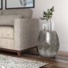 Flanigan - Metal Accent Table - Antique Silver - Image 5