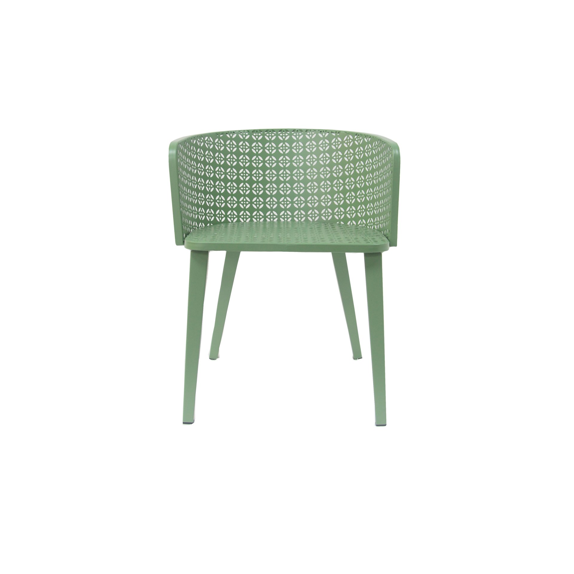 Milan - Outdoor Dining Chair (Set of 2) - Green - Image 4