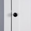 Wooden Bathroom Floor Storage Cabinet With 2 Doors And 6 Shelves - White - Image 21