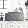 Bean Bag Sofa Lazy Sofa Durable Comfort Lounger High Back Bean Bag Chair Couch For Adults And Kids, Indoor & Outdoor - Dark Gray - Image 11