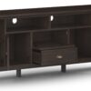 Redmond - TV Media Stand - Brunette Brown - Image 6