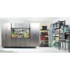 Astro Series - Metal Wall Storage Cabinet With Soft Closing Drawers - Metallic Gray - Image 7