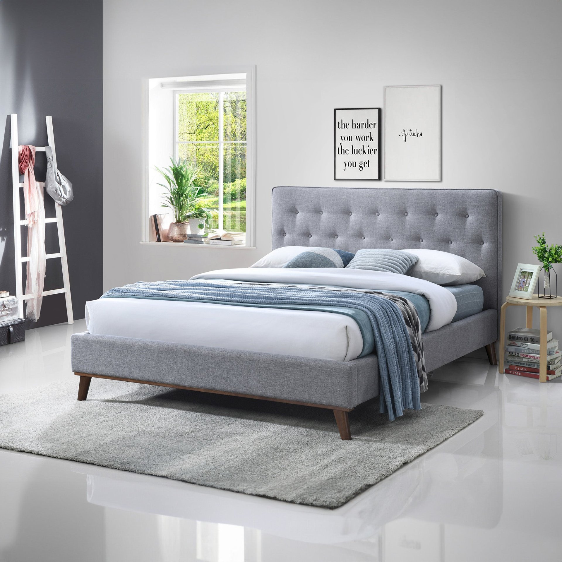 Graceville - King Size Platform Bed - Gray - Image 9