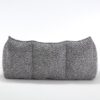 Comfortable Dual Beanbag Chair With High Resilience Foam Core For 2 People - Gray - Image 18