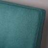 Contemporary Loveseat With Upholstered Fabric And Birch Wood Legs - Teal - Image 4