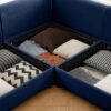 Contemporary Modular Sectional Sofa With Storage In Soft - Blue - Image 10