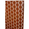 Outdoor / Indoor Privacy Screen Metal Privacy Screen, Freestanding Decorative Privacy Screen For Deck Balcony Patio - Rust Red - Image 10