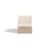 Cloud L Shape Modular Sectional Sofa With Ottoman, 3 Seater Convertible Couch - Beige - Image 14
