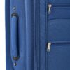 Softside Luggage Expandable 3 Piece Set Suitcase Upright Spinner Softshell Lightweight Luggage Travel Set - Blue - Image 12