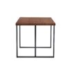 Industrial Rectangular Color Wood Grain Dining Table For 4 - 6 People, Kitchens, Patios, Dining Rooms - Walnut - Image 9