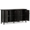 Amherst - Wide 4 Door Storage Cabinet - Hickory Brown - Image 13