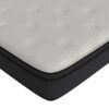 12" California King Euro Top Hybrid Memory Foam Mattress - White / Black - Image 3