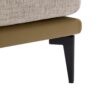 Modern Two-Tone Barrel Chair, Upholstered Round Armchair For Living Room Bedroom Reading Room - Mustard Green - Image 22