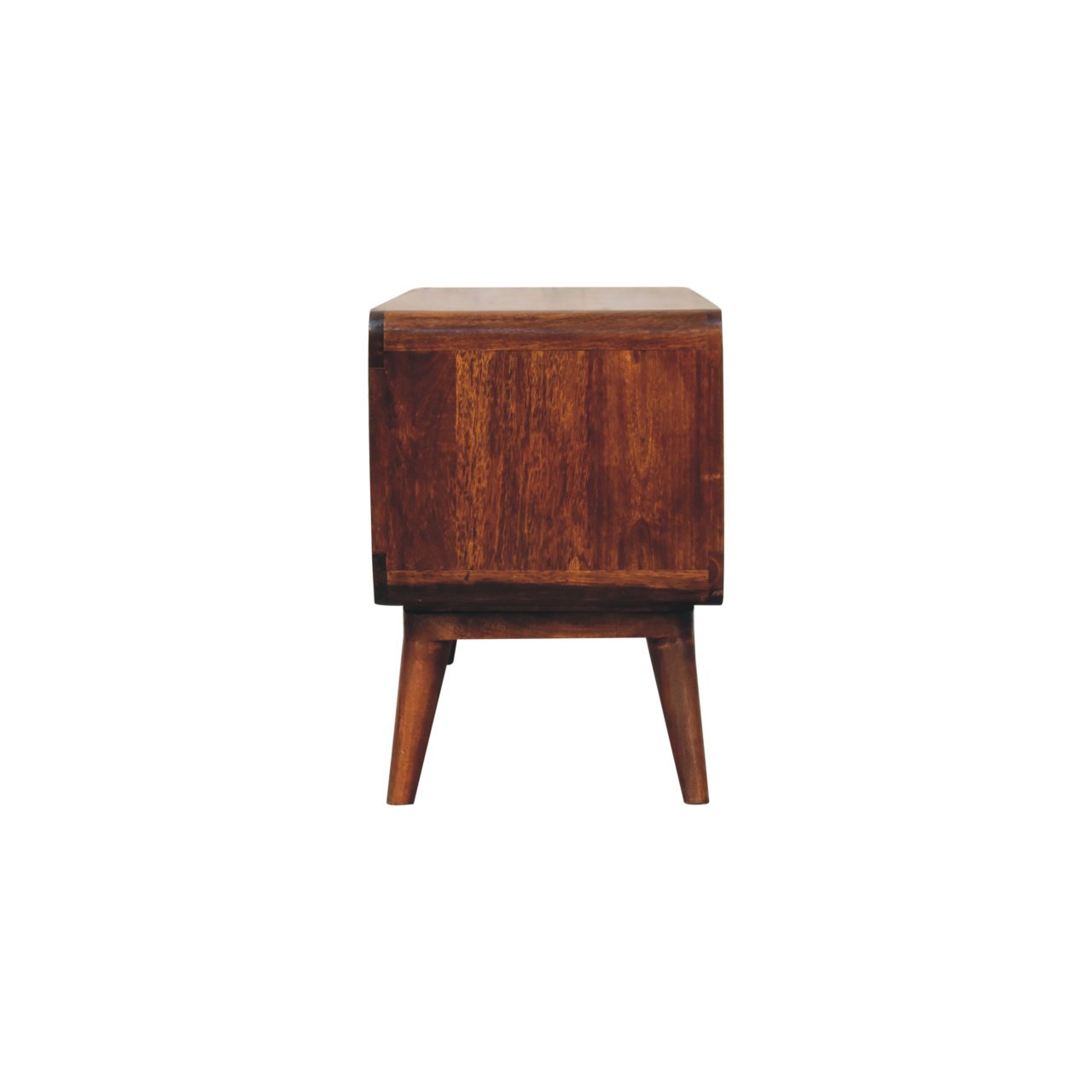 Curved Double Slot Media Unit - Dark Brown - Image 8