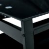 Glass Lift Top Coffee Table, Modern Simple 2-Layer Tempered Glass Coffee Table For Living Room - Black - Image 11