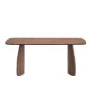 Hadasa - 5 Pieces Dining Room Set - Walnut / Light Gray - Image 3