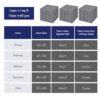 Interlocking Deck Tiles Plastic Waterproof Outdoor All Weather Anti-Slip Bathroom Shower Balcony Porch Strong Weight Capacity Upto 440 Lbs, Pebble Stone Pattern Pack Of 60 - Gray - Image 28