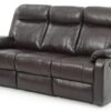 Double Reclining Sofa - Dark Brown - Image 3
