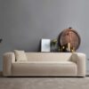Marshall - Modern Boucle Sofa - Cream / White - Image 7