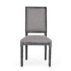 French Country Style Dining Chair Set With Upholstered Seats And Weathered - Gray - Image 6
