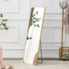 4th Generation Frame Wall Mounted Full Body Mirror For Bathroom And Bedroom - Transparent - Image 2