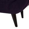 Alma - Tufted Flared Arm Entryway Bench - Purple - Image 6