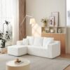 Modular Cloud Sectional Couch With L Shape Chaise - White - Image 15