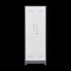 Metal Storage Cabinets, Cleaning Tool Cabinet With Locking Door, Tall Broom Tool Organizer And Storage, Large Storage Cabinet For Kitchen - Gray / White - Image 16