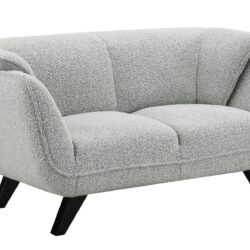 Nayeli - Boucle Loveseat - Light Gray