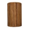 Soba - Bedside Table, 4 Drawer - Oak - Image 2