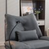 270 Swivel Glider Recliner Chair, Power Recliner Rocking Chair, USB Port Charge For Nursery Chair With Atmosphere Lamp For Living Room Bedroom Apartment - Dark Gray - Image 18