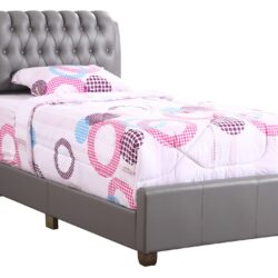 Marilla - Twin Bed - Gray