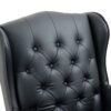 Executive Office Chair, High Back Reclining Comfortable Desk Chair With Smooth Glide Caster Wheels - Black - Image 9