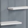 Bookshelf, Bookcase, Etagere, 5 Tier, Office, Glossy Contemporary & Modern - White - Image 2