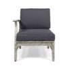 Perla - 5 Pieces Sofa Set - Dark Gray - Image 4
