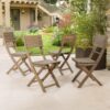 Positano - 4 Piece Foldable Chair - Gray - Image 2