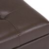 Cosmopolitan - Storage Ottoman - Chocolate Brown - Image 6