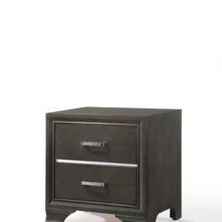 Carine II - Nightstand - Gray