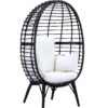 Penelope - Patio Lounge Chair - Black - Image 2