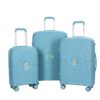 Hardshell Suitcase Double Spinner Wheels Pp Luggage Sets Lightweight Durable Suitcase With Tsa Lock, 3 Piece Set (20/24/28) - Dark Blue - Image 7